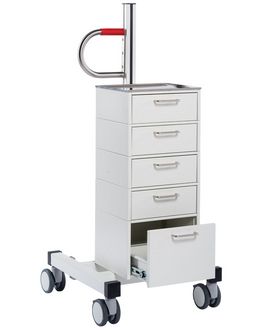 STACK Bottle Cart with storage for clinic, & care - mth medical