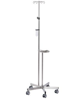 Rolling Premium Infusion Pump Stand with castors - mth medical