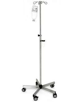 Standard Infusion Stand with Rolling Base - mth medical
